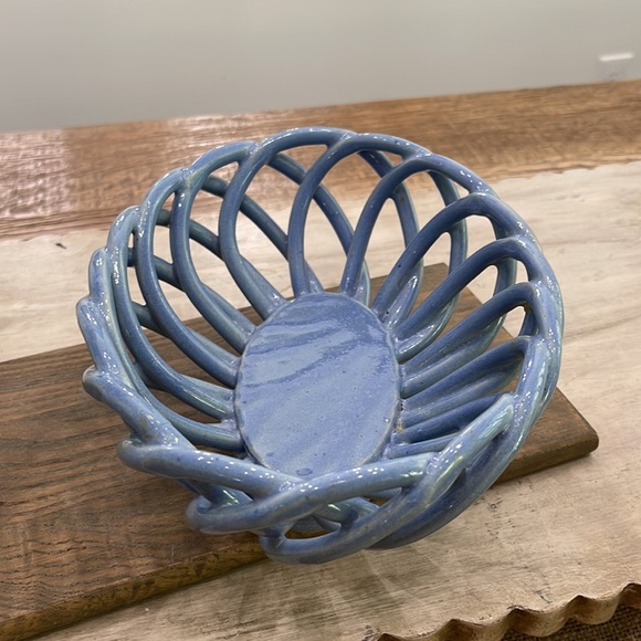 Stoneware Braided Basket - Picture 5 of 14